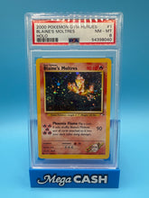 Pokémon 2000 Blaine’s Moltres Holo Gym Heroes - PSA NM-MT 8